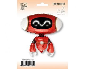 GoDan Folija balon 24 FX - Robot Red (papirnata embalaža)
