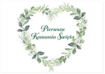 Plakat za prvo obhajilo SRCE Listi 61 cm x 43 cm 1 kos.
