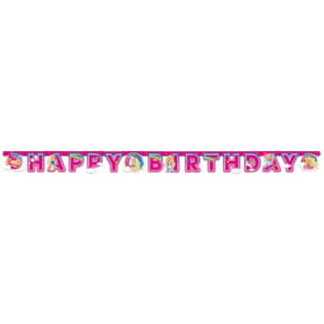 Amscan Barbie Dreamtopia rojstnodnevni transparent 1 kos