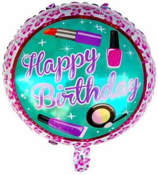 Folija balon za rojstni dan, 45 cm, 1 kos.