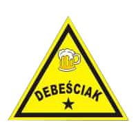 Nalepka za čelado ''Debeściak'', 1 kos.