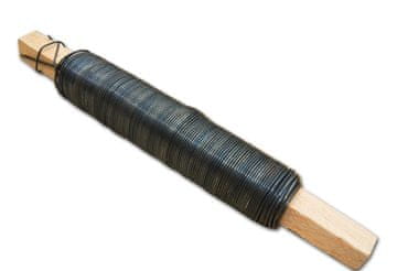 Žica na palčki, črna, premer 0,8 mm, 100 g