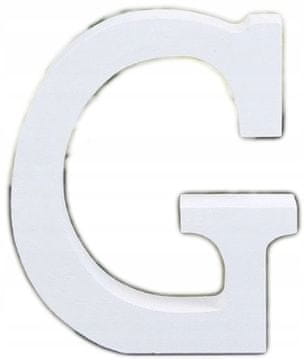 Lesena črka "G", 16 cm, 1 kos.