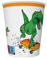 DINOSAUR Papirnati lončki Dino Party 250 ml 8 kosov.