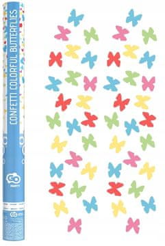 GoDan Pnevmatski konfeti "Barviti metulji" / 60 cm