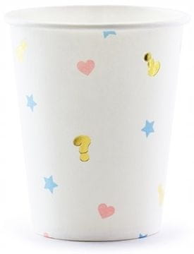 Skodelice za otroško zabavo za fantka ali deklico 200 ml, 6 kosov.