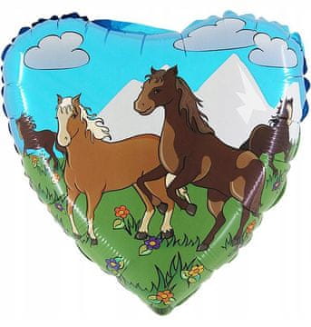 Grabo Folija balon Galloping Horses, 18" 1 kos.