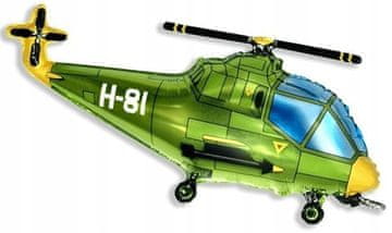 Flexmetal 14" FX folija balon - "Helikopter" (zelen)