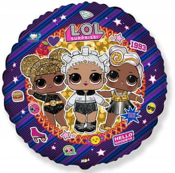 Flexmetal 45 cm folijski balon FX - LOL: 1993