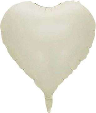 Folija balon SRCE mat bež 45 cm