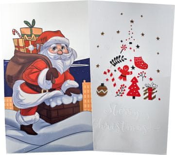 Božične folijske vrečke z obojestranskim tiskom 30x50 cm