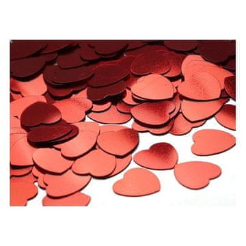Dekorativni konfeti srčki 6 mm 1 paket