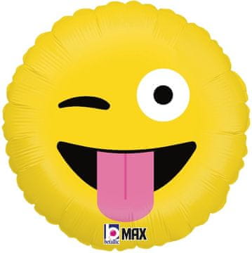 Grabo Folija balon Smiley Jeziček Rojstni dan 45 cm