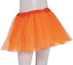 Fiestas Guirca Oranžno krilo z zvezdasto tutu obleko 30 cm
