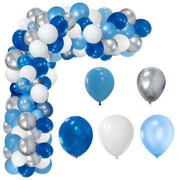 Komplet modrih balonov