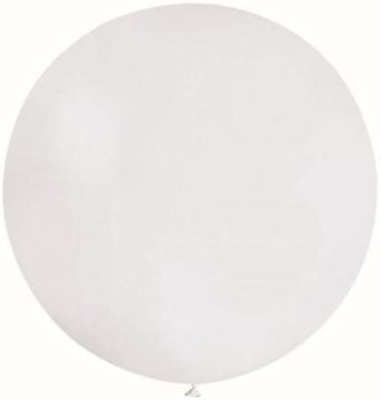 G30 pastelni balon krogla 0,80 m - bel 01