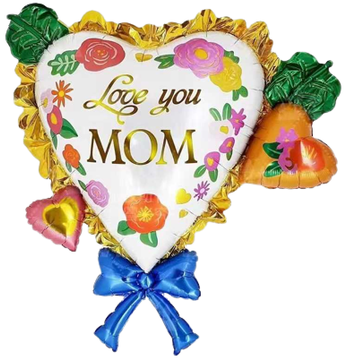 Folija balon v obliki srca za materinski dan MAMA Love 82x81cm