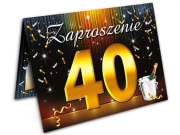 Vabilo za 40. rojstni dan, 1 kos.