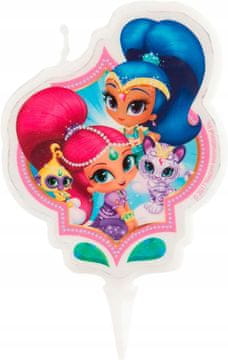 Svečka za torto - Shimmer & Shine 2D, 1 kos.