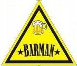 Nalepka za čelado "Barman", 1 kos.