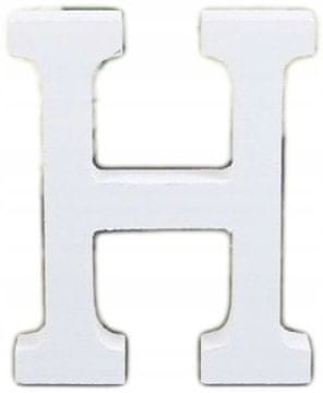 Lesena črka "H", 16 cm, 1 kos.