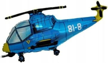 Flexmetal 14" FX folija balon - "Helikopter" (moder)