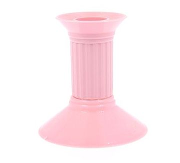 Plastični svečnik 10 cm, 1 kos, svetlo roza