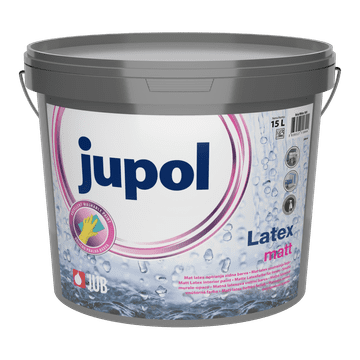 JUB JUPOL Latex matt bel 15L notranja zidna barva