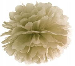 Papirnat pompom, zlat, 35 cm, 1 kos.