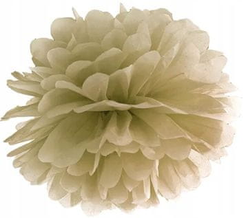 Papirnat pompom, zlat, 35 cm, 1 kos.