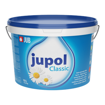 JUB JUPOL Classic bel 10 L notranja zidna barva