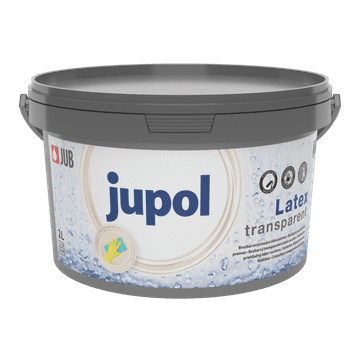JUB JUPOL Latex transparent 2 L pralen prosojen premaz
