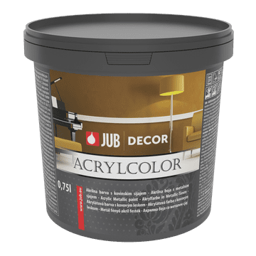 JUB DECOR Acrylcolor zlat 5001 0,75 L metalik zidna barva