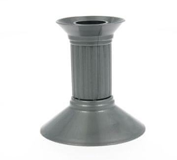 Plastični svečnik 10 cm, 1 kos, srebrn