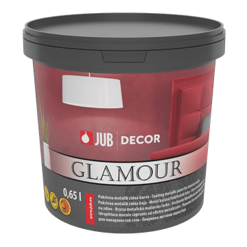 JUB DECOR Glamour srebrn 0,65 L metalik barva