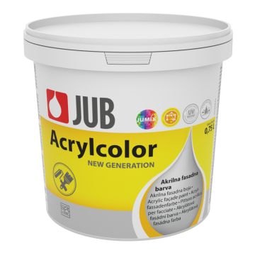 JUB ACRYLCOLOR bel 1001 0,75 L fasadna barva