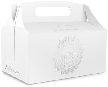 Srebrna okrasna škatla IHS 120x170x145(85), 1 kos.