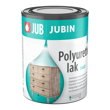 JUB JUBIN Poliurethane lak mat 0,65L debeloslojni transparentni lak