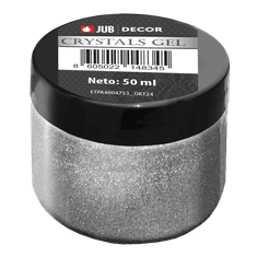 JUB DECOR Crystals gel 50ml dekorativni kristalčki