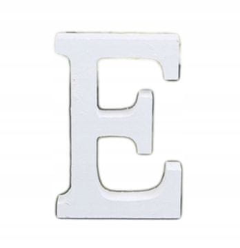 Lesena črka "E", 16 cm, 1 kos.