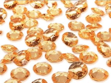 Diamantni konfeti, zlati, 12 mm, 1 paket