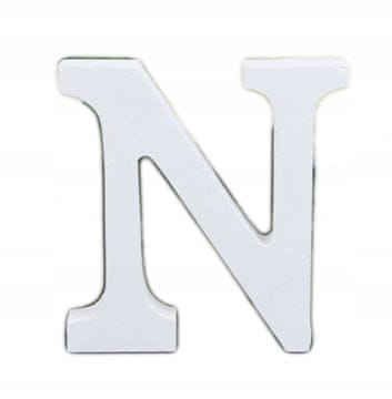 Lesena črka "N", 16 cm, 1 kos.