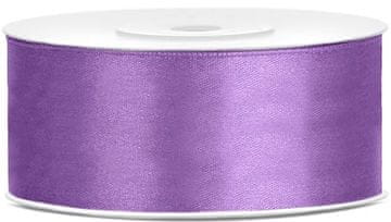 Trak satenast trak LAVENDER vijoličen dekorativni okrasni 25 mm 25 m