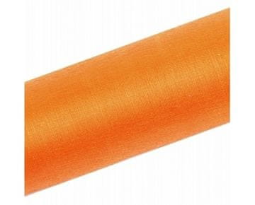 Dekorativna organza 16 cm, 1 rola, oranžna