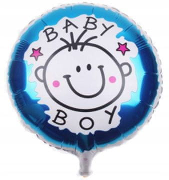 Folija balon za dojenčka, 45 cm, 1 kos.