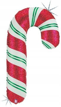 Grabo Folija balon Lollipop sladka palčka božični 104 cm