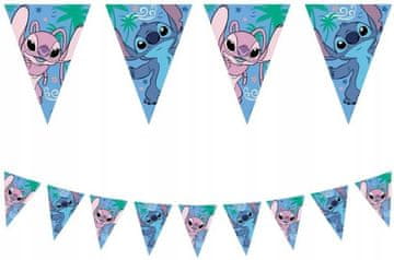 Procos Girlanda zastavice STITCH & ANGEL Lilo Bajka rojstnodnevna zabava 230 cm