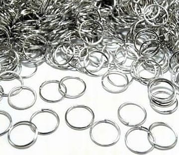 Povezovalni člen za nakitne prstane, platina 8 mm 10 g