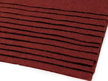 Dekorativni filc 20 x 30 cm bordo 1 kos.