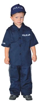 Policistov kostum 120/130 1 kos.